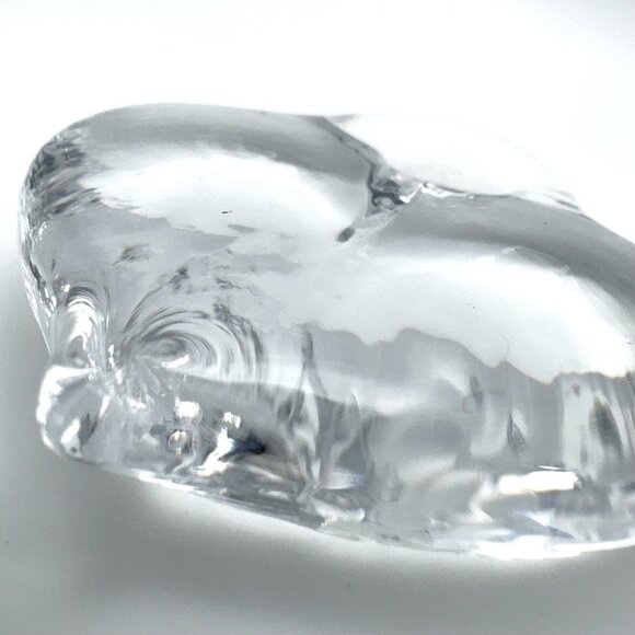 Kosta Boda Vintage MCM 70s Vallien Glass Heart Suncatcher Pendant Ornament - Picture 4 of 8